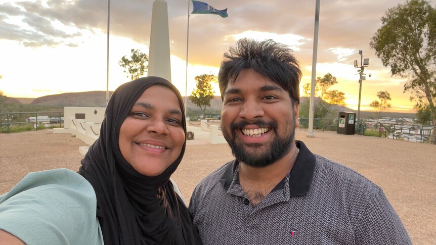 Seeni and Shameina's journey of love and change continues in Alice Springs  - ABC News