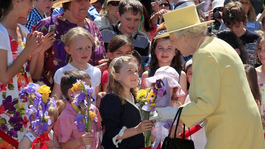 Crowds turn out as Queen attends church