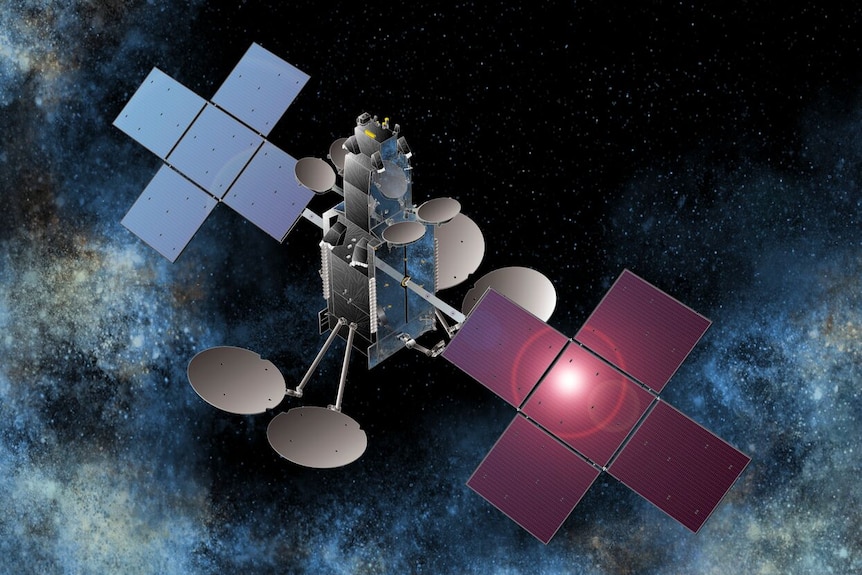 Artist's impression of the Sky Muster satellite