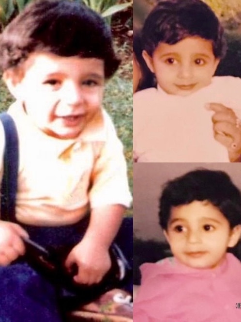 A collage three photos of Karan as a toddler. Ausnew Home Care, NDIS registered provider, My Aged Care