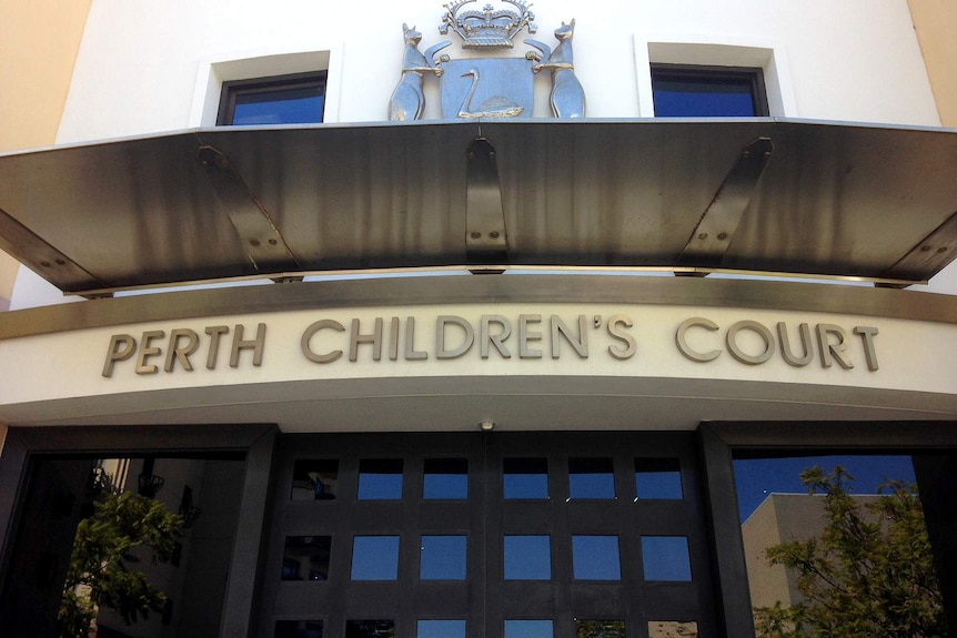 The front entrance to the Perth Children's Court.