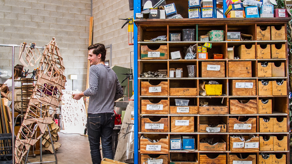 The puppets have been created in the Queensland Theatre Company workshop in Brisbane.