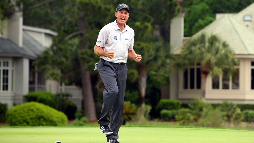 Furyk celebrates play-off win at RCB Heritage