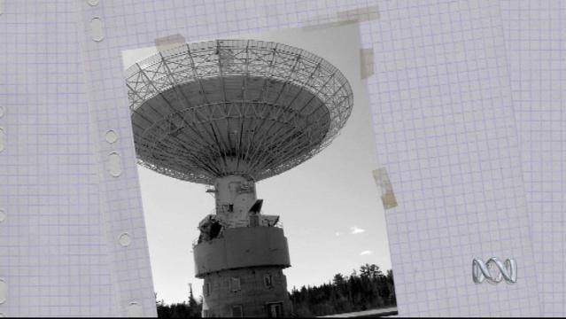 Photo of radio telescope