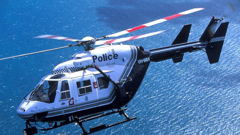 Police helicopter