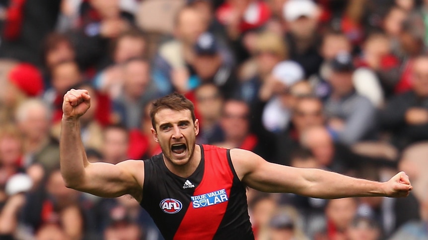 Essendon captain Jobe Watson is among those who have been banned for the 2016 season.