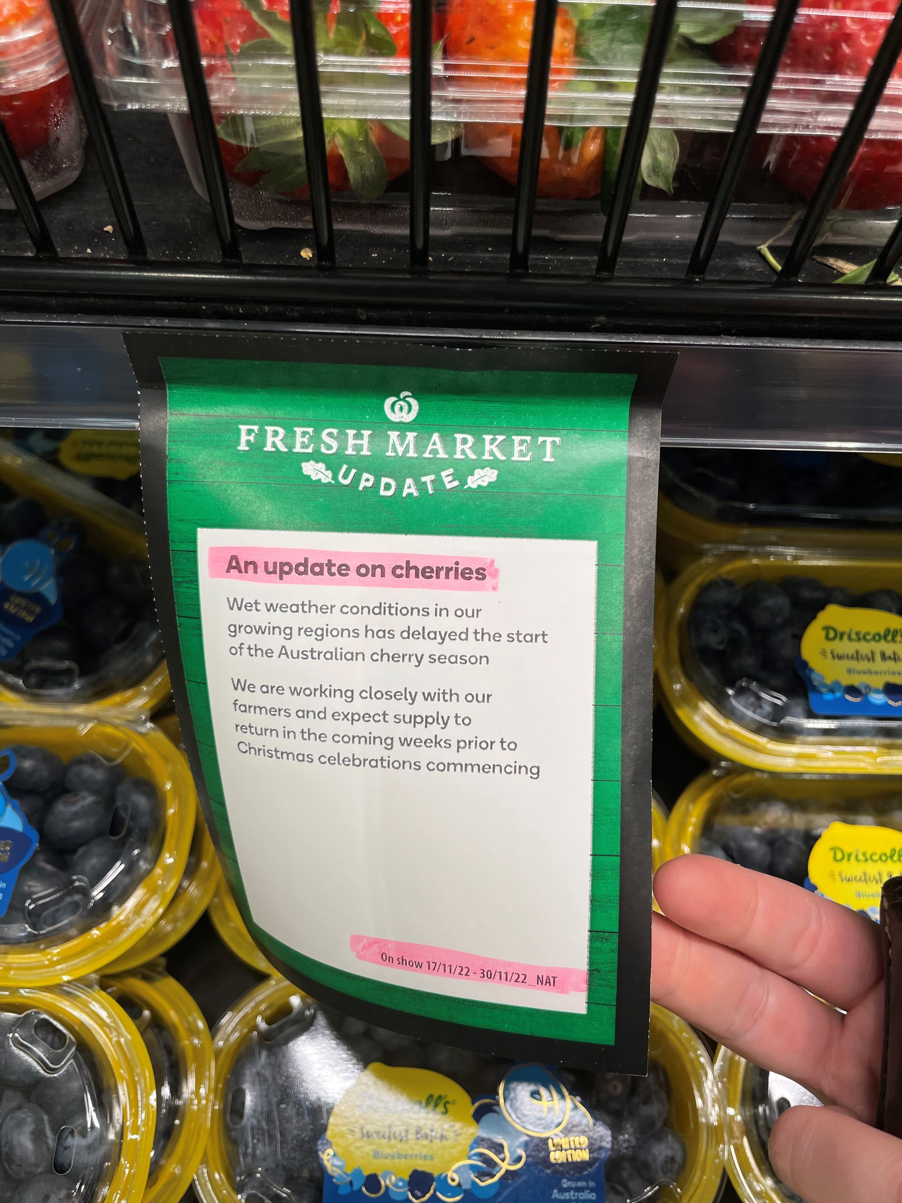 Christmas can still be done on a budget with cherries, mangoes, prawns