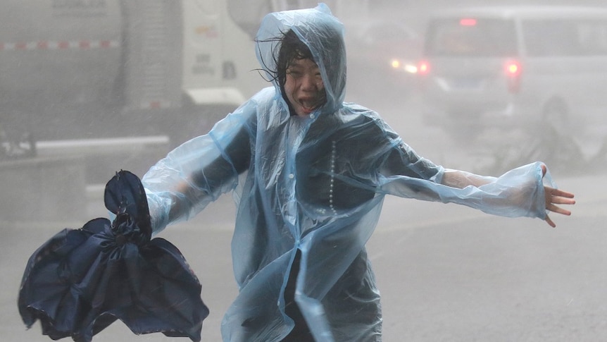 Typhoon Mangkhut closes down much of southern China as people brace for natural disaster.