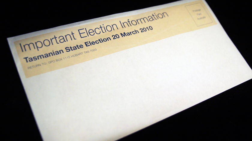 An envelope containing a Labor Party election pamphlet