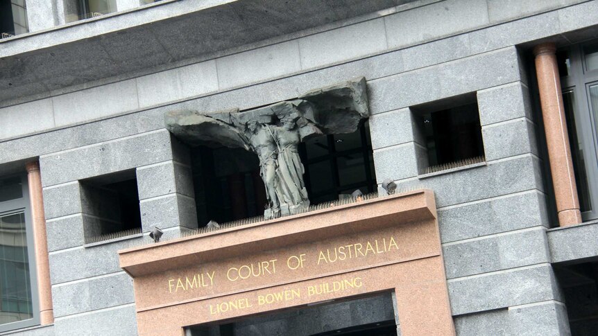 An exterior of the Family Court of Australia in Sydney.