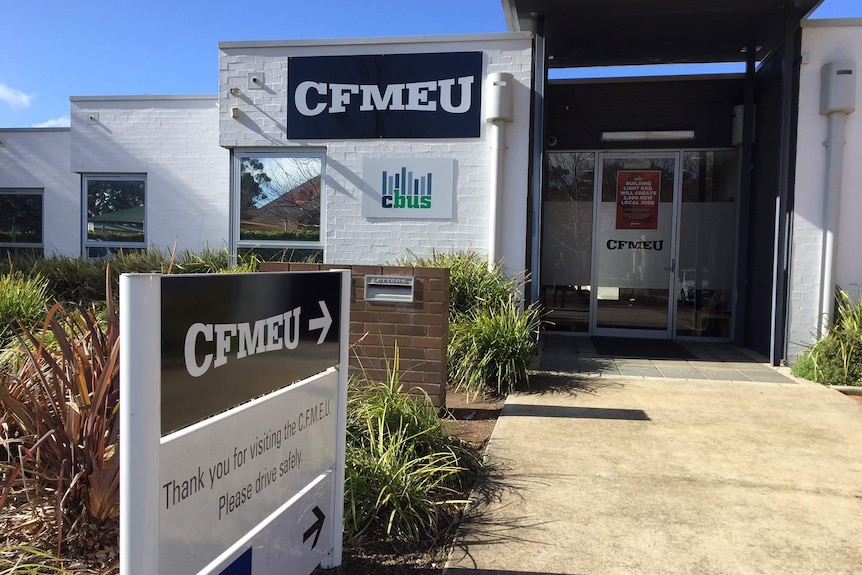 The CFMEU'S Canberra office at Dickson.