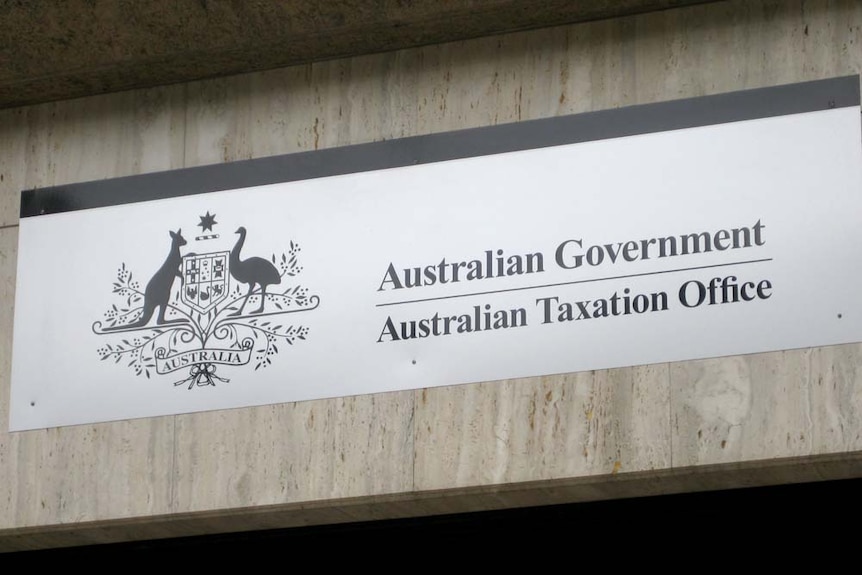 A sign for the Australian Taxation Office
