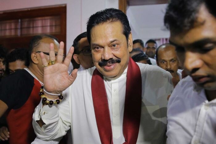 Perdana Menteri Sri Lankan  Mahinda Rajapaksa