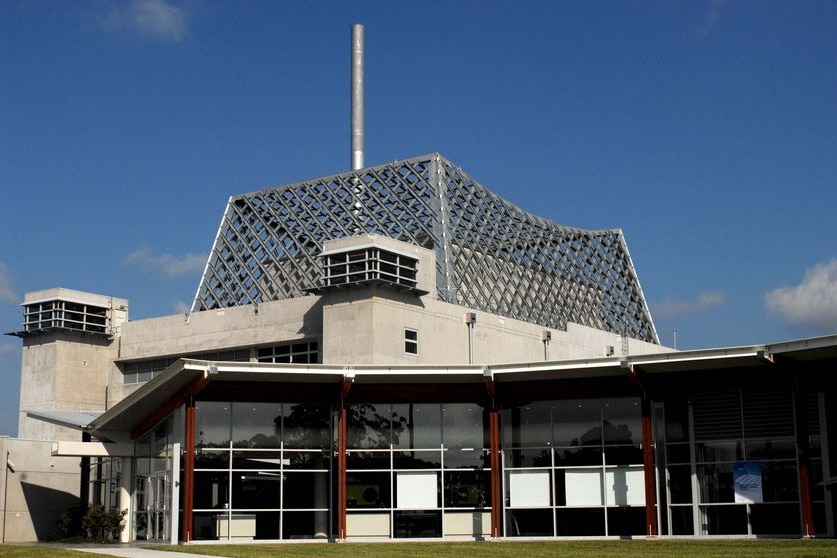 The protective barrier of the new Opal Nuclear reactor