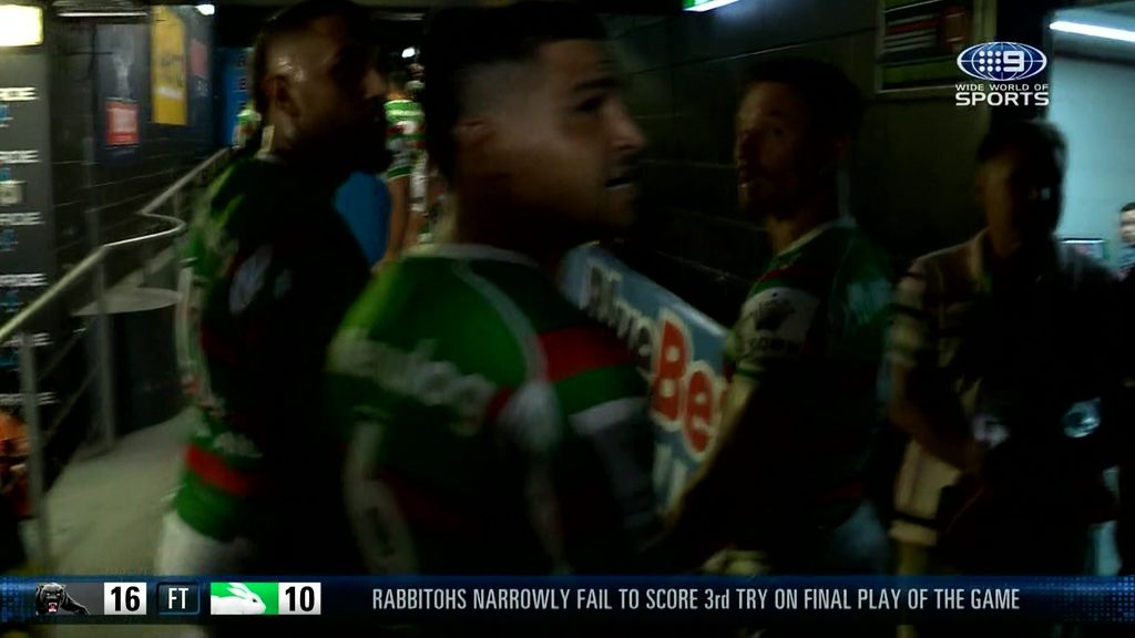 Moment NRL player Latrell Mitchell allegedly racially abused at half ...