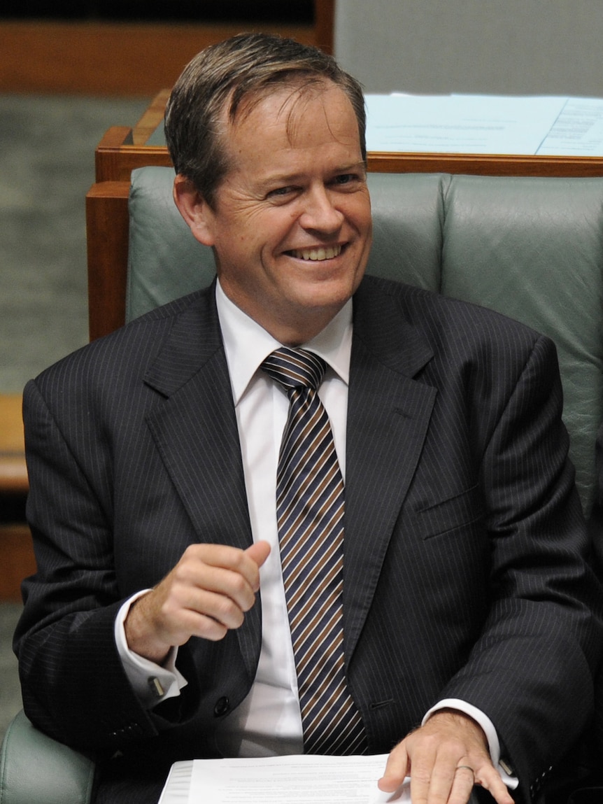 Minister for Employment and Workplace Relations Bill Shorten during Question Time.