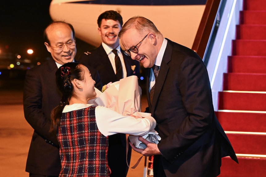 Anthony Albanese meets Xiao Qian