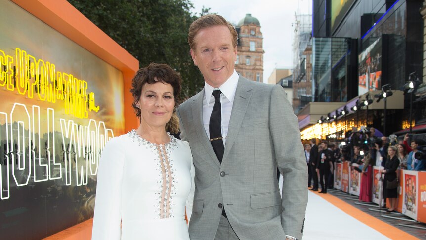 Helen McCrory and Damian Lewis at the premiere of Once Upon a Time in Hollywood