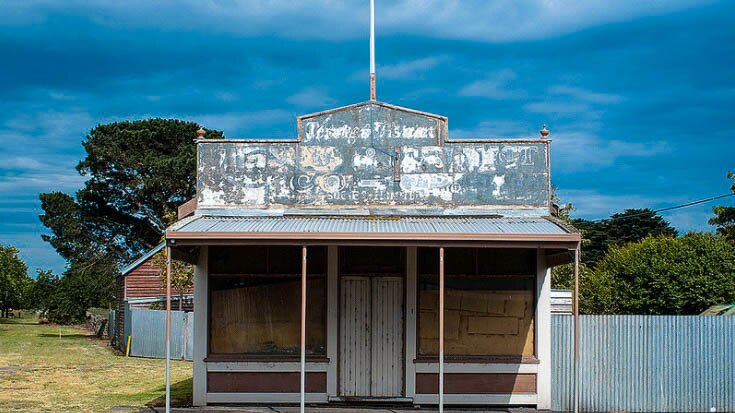 Abandoned building in Noorat