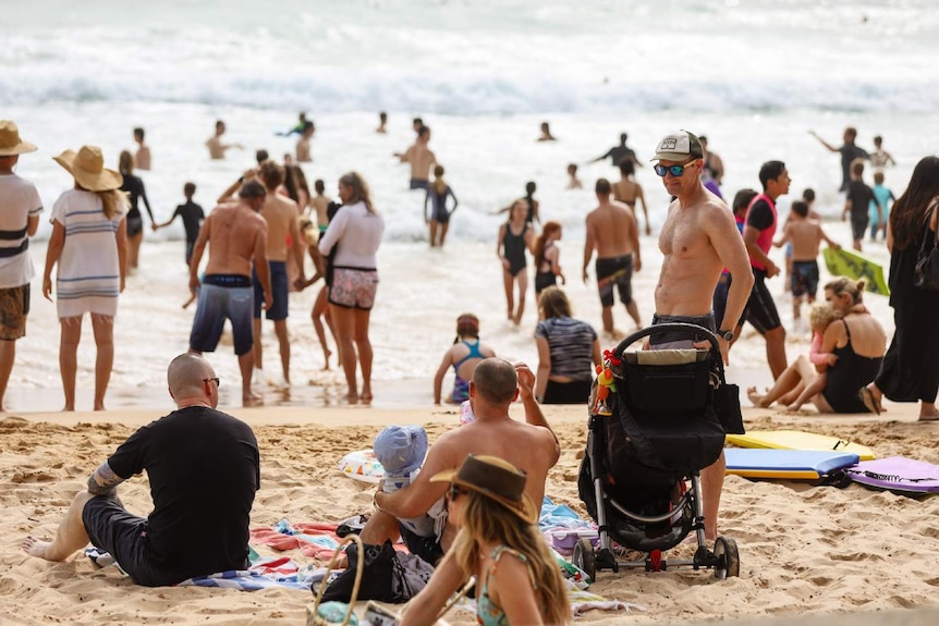 People at the beach