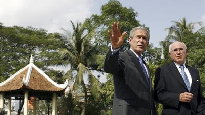 Mr Bush has assured Mr Howard the US will not leave Iraq until the job is done.