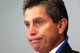 Sydney FC coach Frank Farina looks on during a post-match press conference