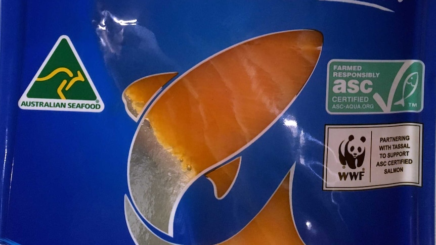 Packet of Tassal salmon