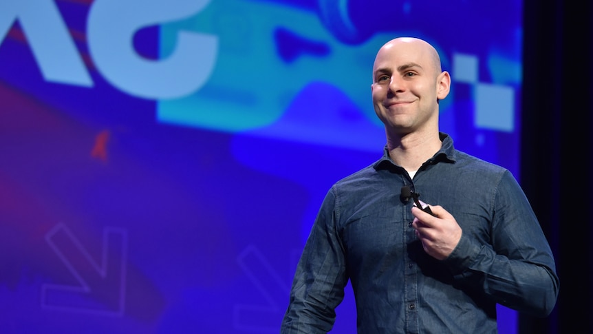 Adam Grant giving a TED Talk