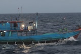 An illegal fishing vessel seized in Gove late last month.