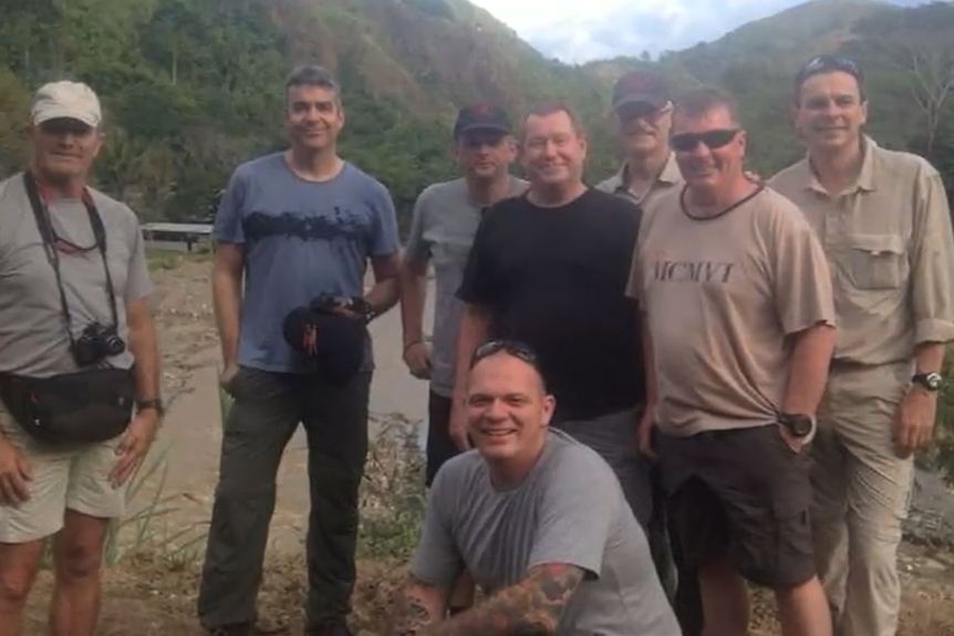 Trekkers on the Black Cat Track