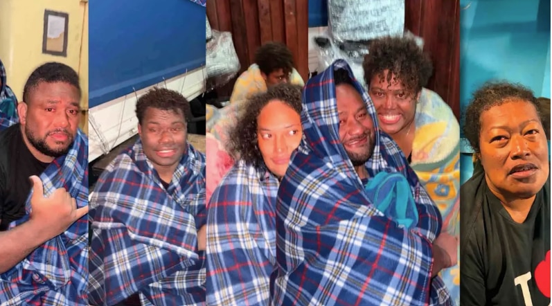 Six Fijians found clinging to planks of wood after 36 hours lost at sea
