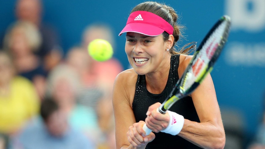 Ana Ivanovic in the Brisbane International semi-finals