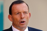 Tony Abbott speaks in Melbourne.