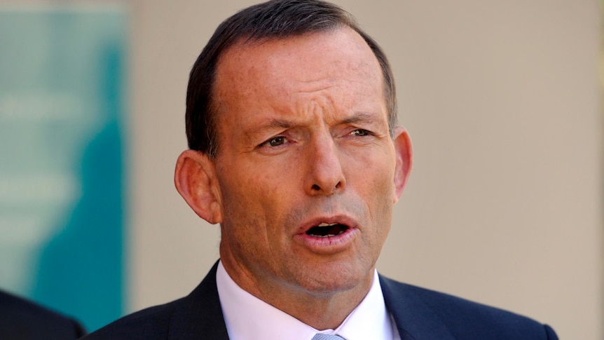 Tony Abbott speaks in Melbourne