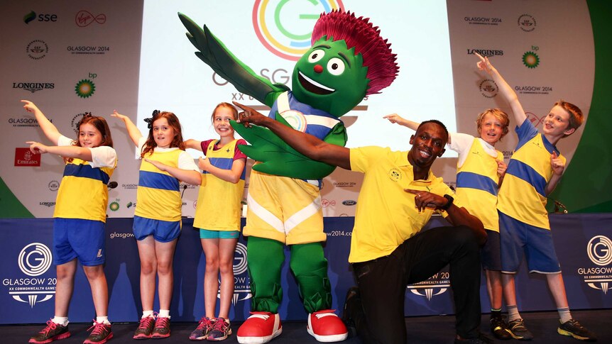 Usain Bolt in Glasgow