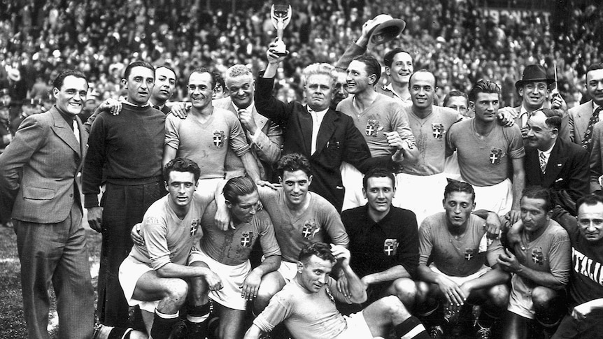 Italy celebrates 1938 World Cup triumph