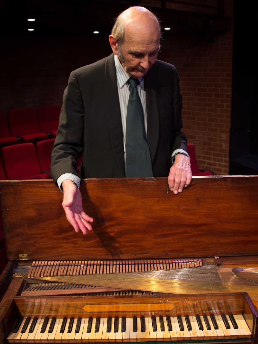 Stewart Symonds has been collecting the historic pianos since the 1960s.