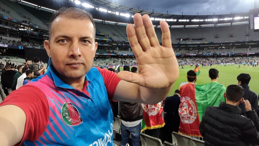 Shadi Khan Saif at the MCG 