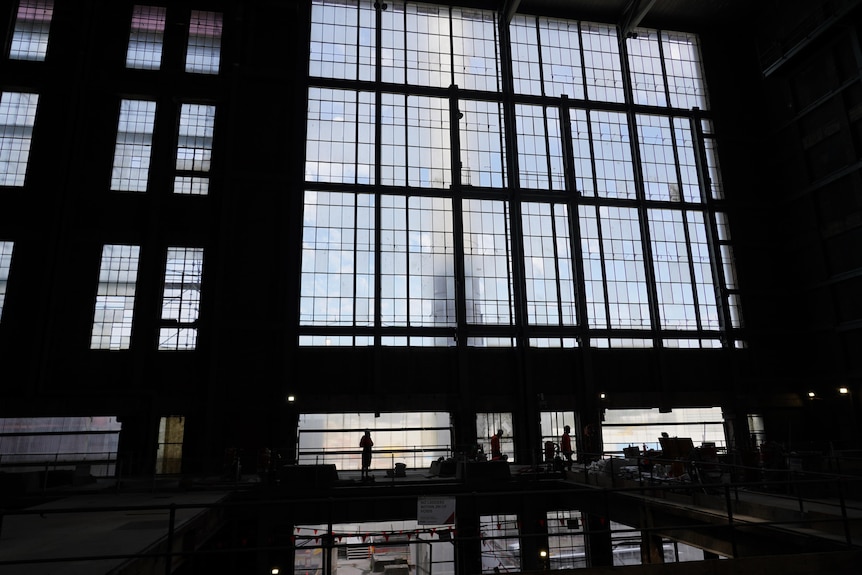 Big windows in factory building