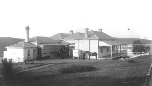 Wallarah House at Catherine Hill Bay as it looked in 1894.