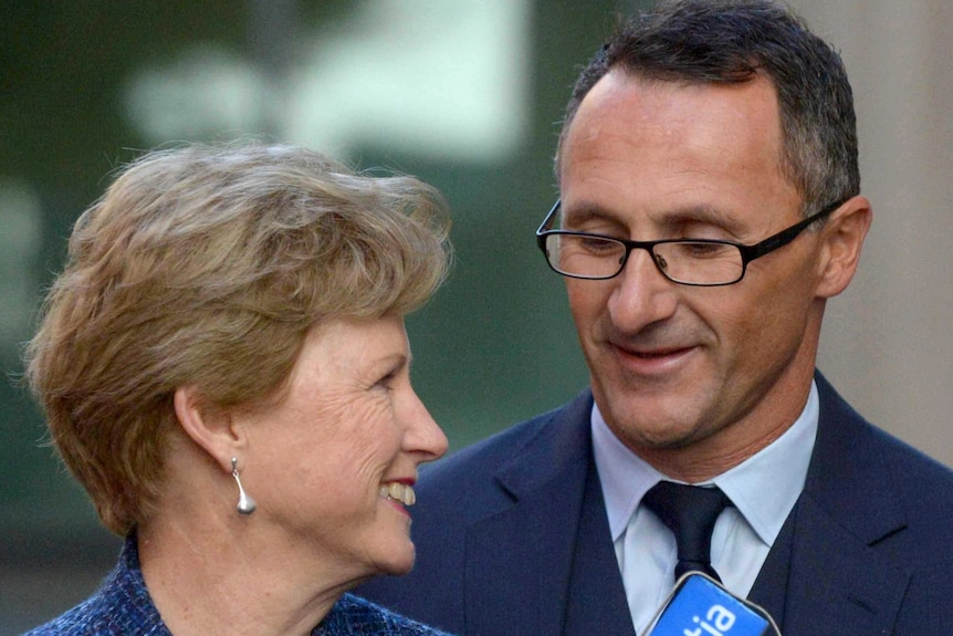 Christine Milne and Richard Di Natale