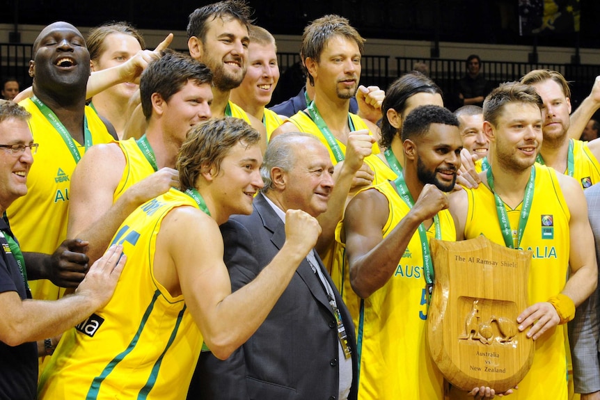Boomers celebrate Olympic qualification