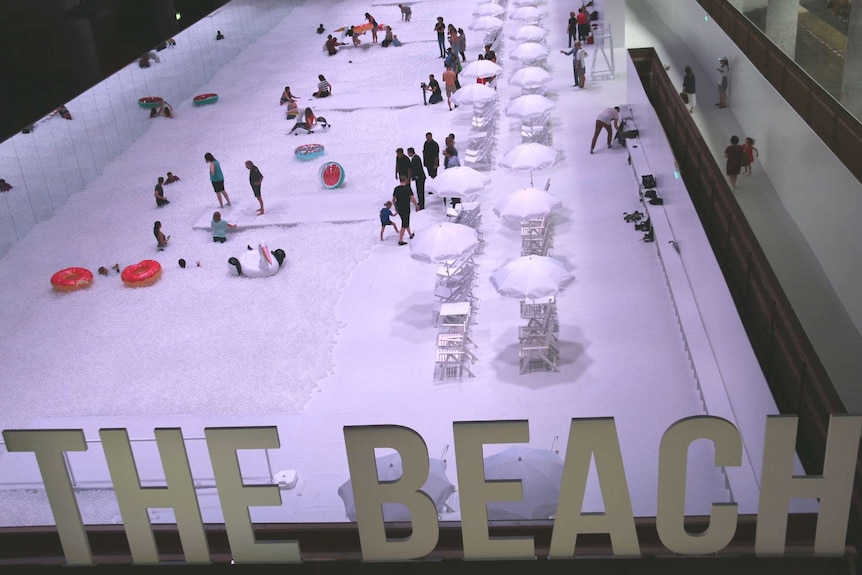 Sydney Festival beach ball pit