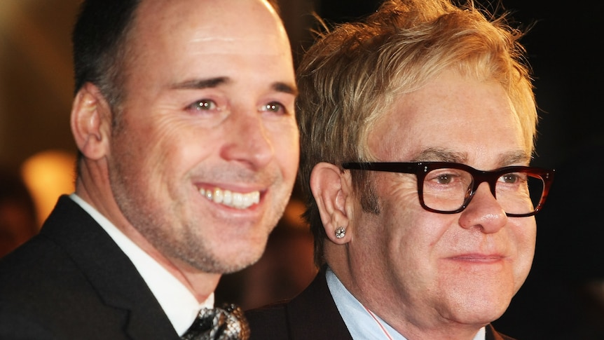 Sir Elton John and David Furnish (Getty Images)