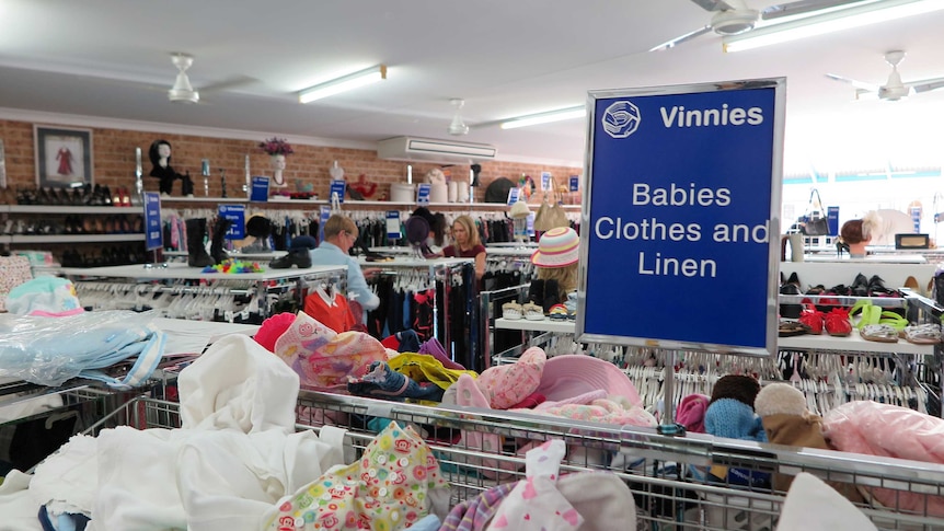 Second hand clothes for sale in NSW North Coast Vinnies op-shop