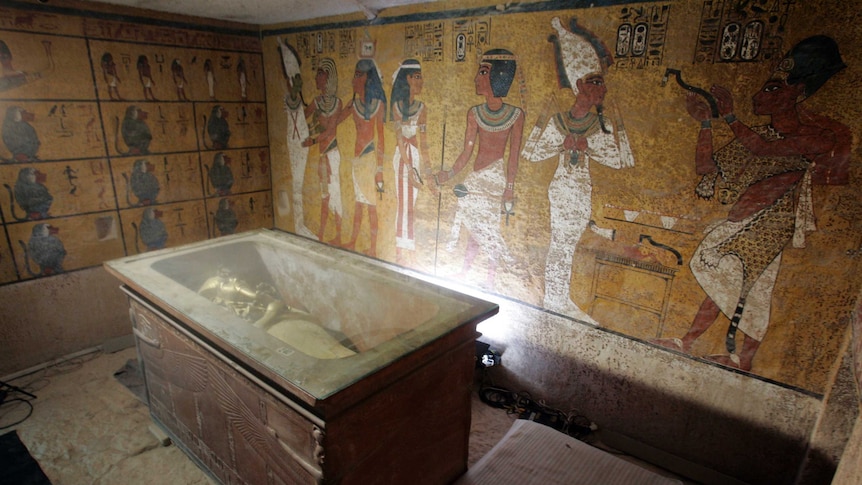 King Tutankhamun's tomb in the Valley of Kings in Luxor, Egypt