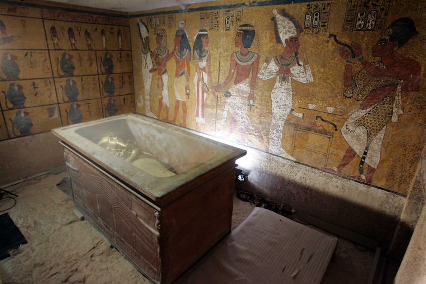 King Tutankhamun's tomb in the Valley of Kings in Luxor