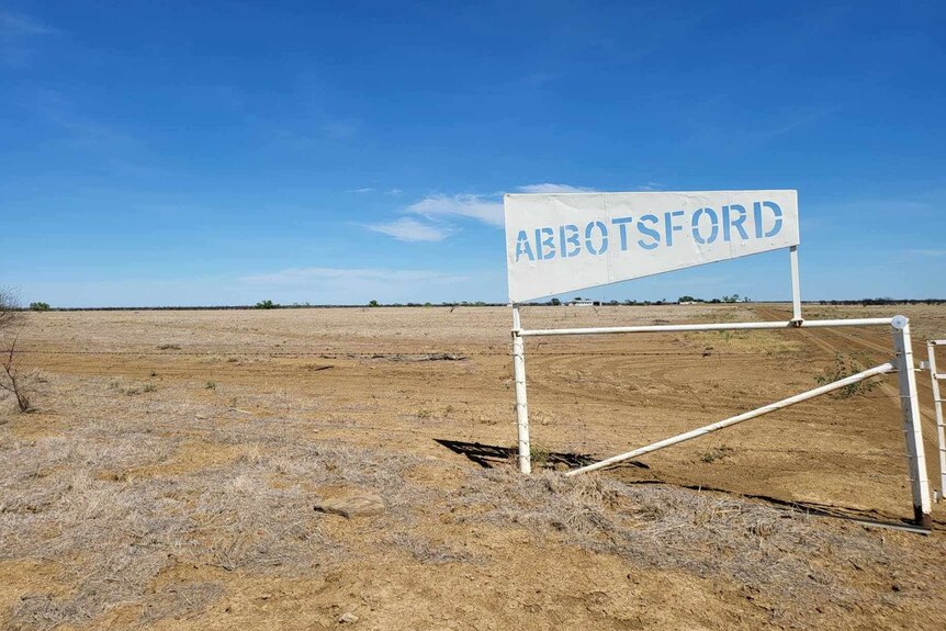 drought struck cattle station in outback queensland