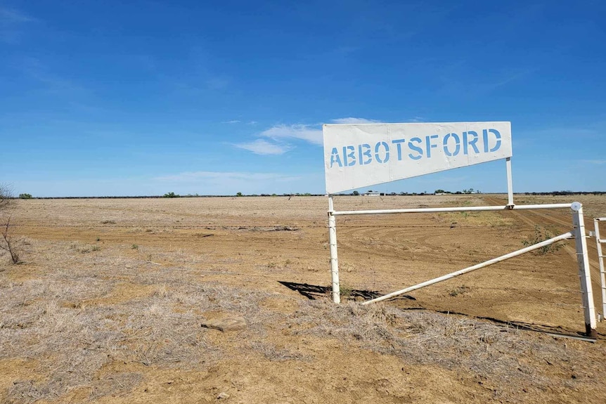 drought struck cattle station in outback queensland