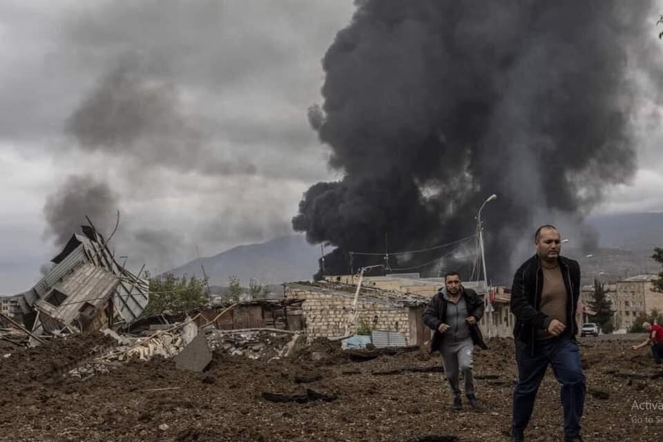 Nagorno-Karabakh Aftermath Sees Corpses And Burnt-out Cars Line Roads ...